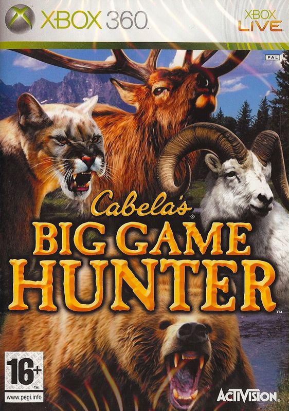Cabela's Big Game Hunter box art for Xbox 360